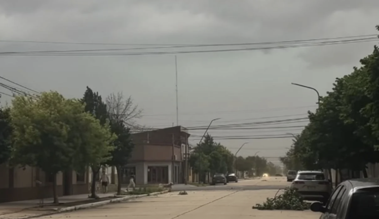 Ráfagas de más de 100 km en Huinca Renancó